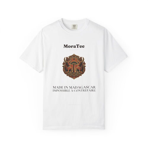 T-Shirt - MoraTee 'Made in Madagascar' Vintage Crest Graphic