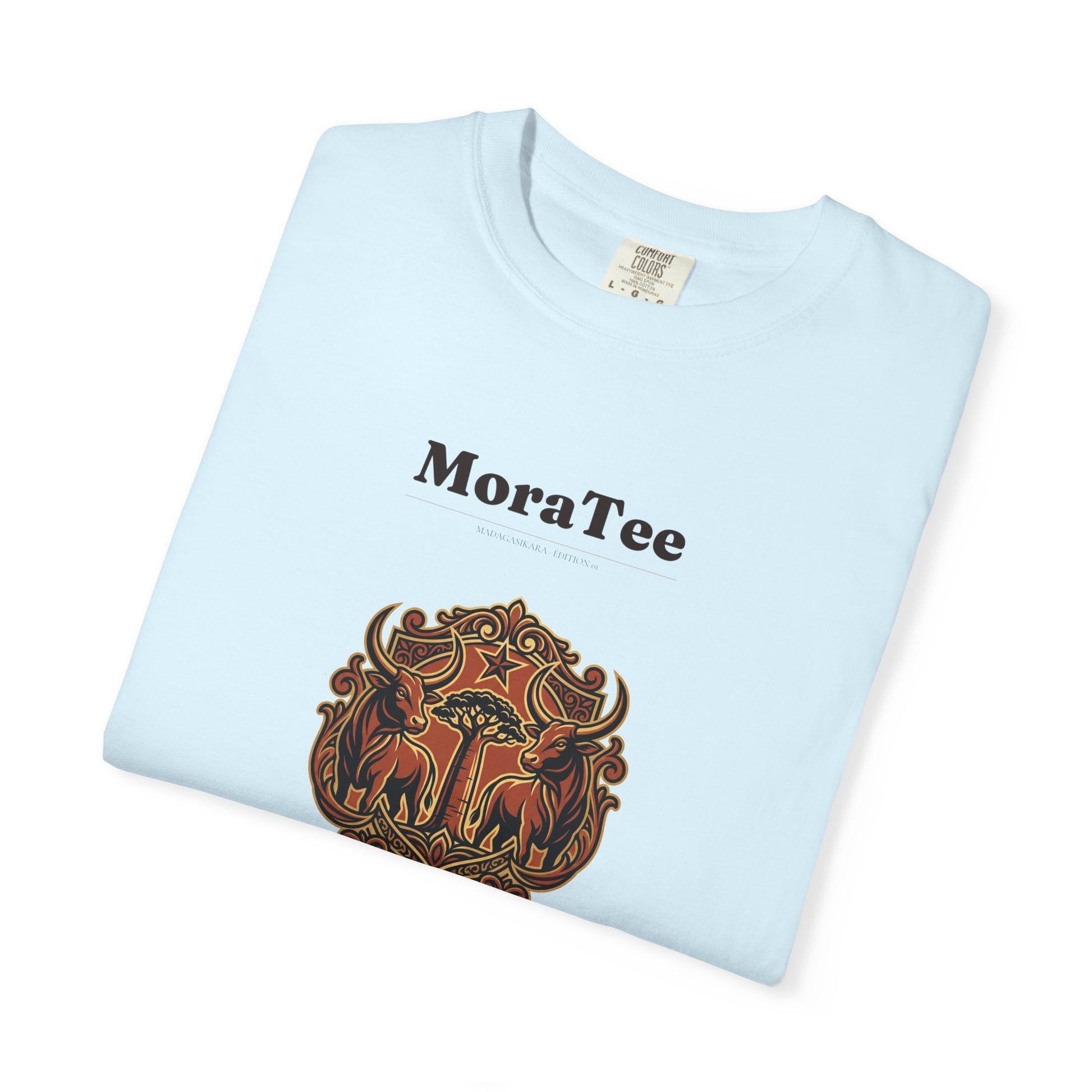 T-Shirt - MoraTee 'Made in Madagascar' Vintage Crest Graphic