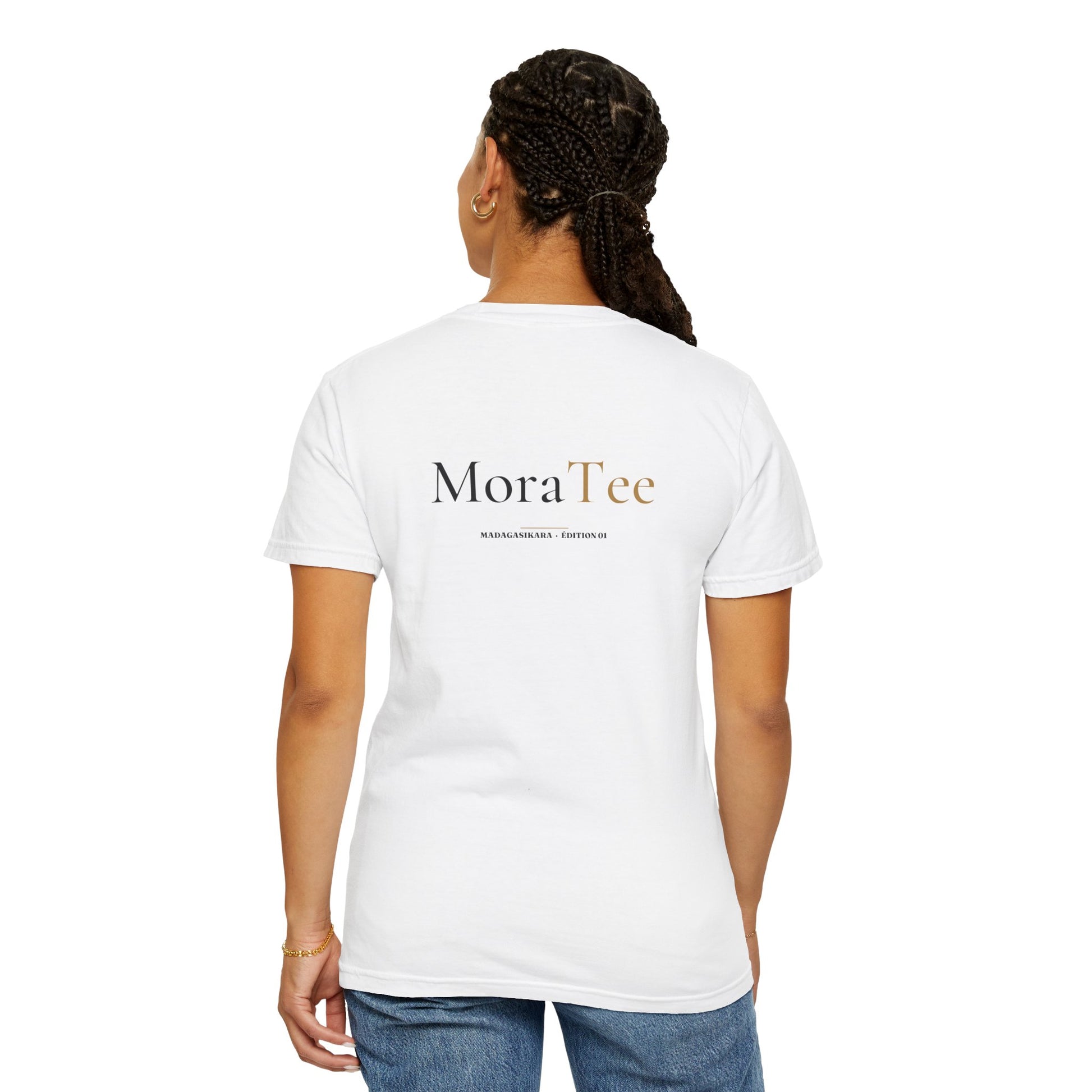 T-Shirt - MoraTee 'Made in Madagascar' Vintage Crest Graphic